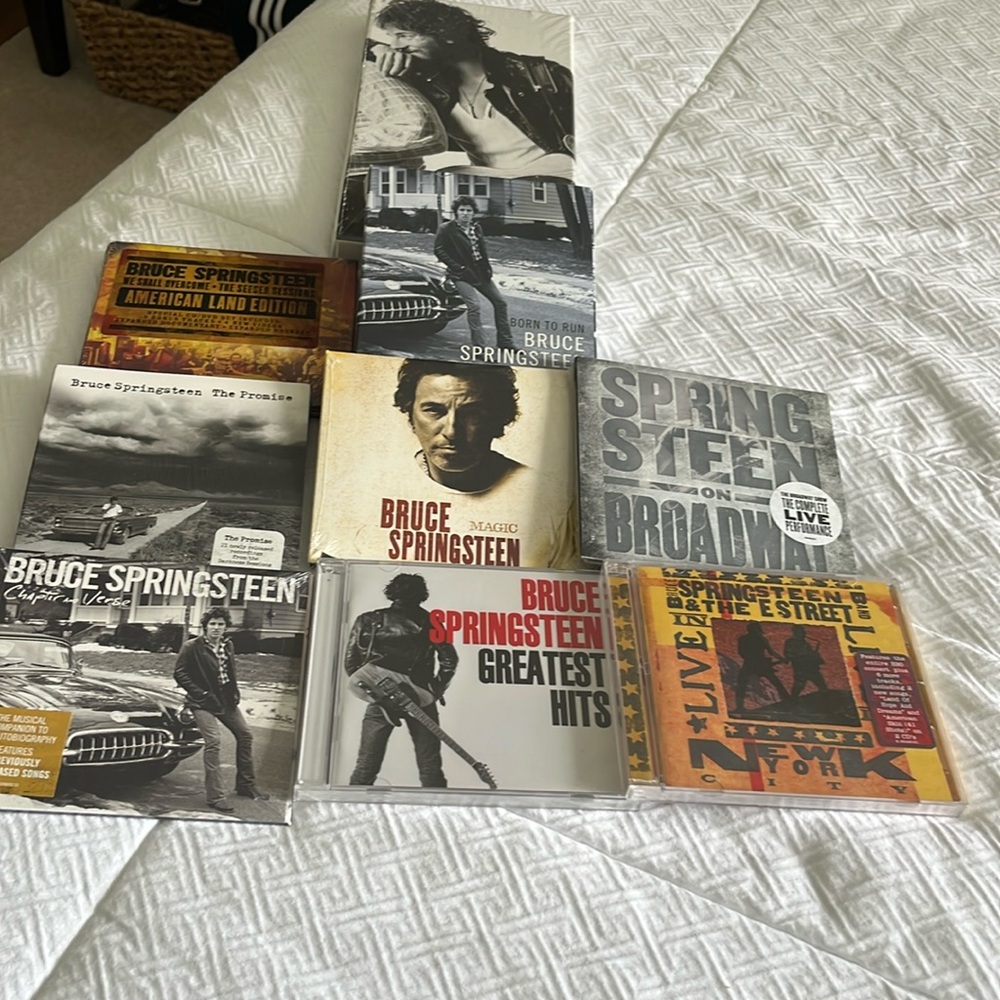 Bruce Springsteen CDs and sets.  All unopened